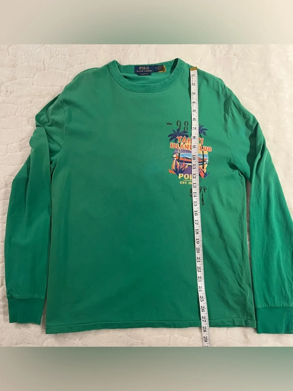 POLO RALPH LAUREN Classic Fit Jersey Graphic T-Shirt size M